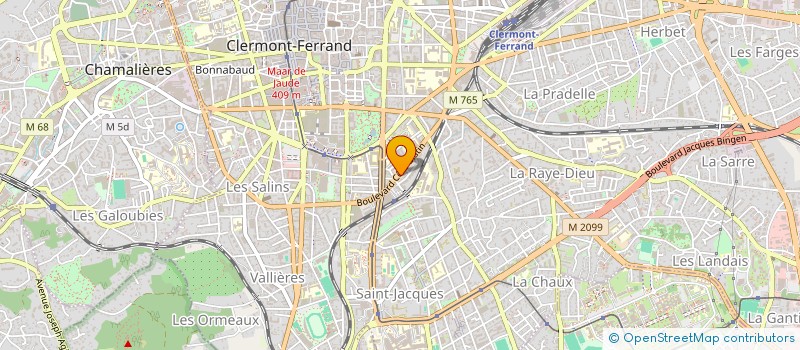 localisation de l'entreprise DELAIGUE-VIALLE  CLERMONT-FERRAND