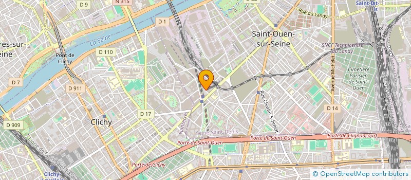 localisation de l'entreprise DELAIHO à SAINT-OUEN-SUR-SEINE