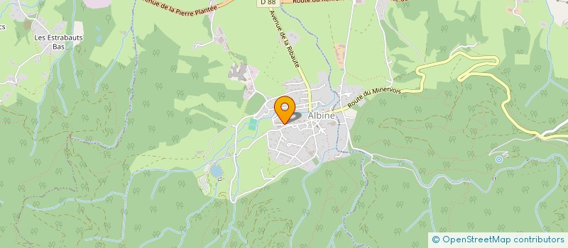 localisation de l'entreprise DELAIN POURSINES AZALBERT CIE à ALBINE