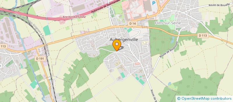 localisation de l'entreprise DELAIN VICLOU  AUBERGENVILLE