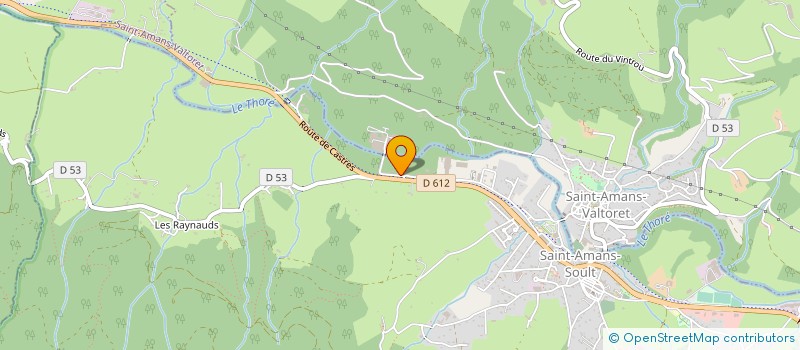 localisation de l'entreprise DELAINAGE DE SEBASTOPOL à SAINT-AMANS-SOULT