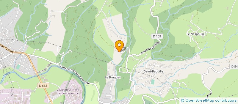 localisation de l'entreprise DELAINAGE DES CALMETTES à PONT-DE-LARN