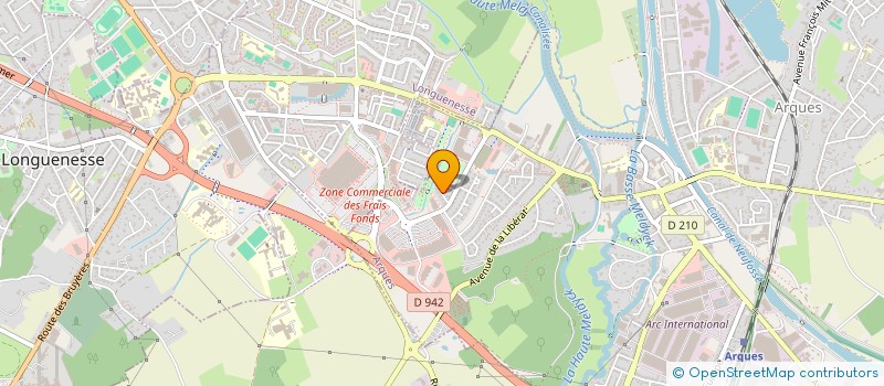 localisation de l'entreprise DELAINE IMMO  ARQUES