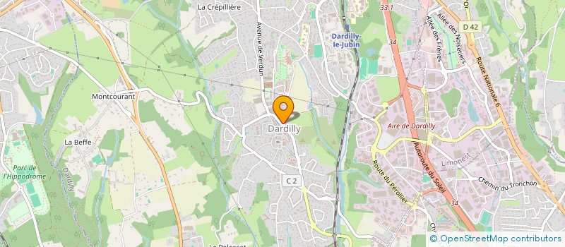 localisation de l'entreprise DELAIR  DARDILLY