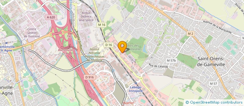 localisation de l'entreprise DELAIR à LABEGE