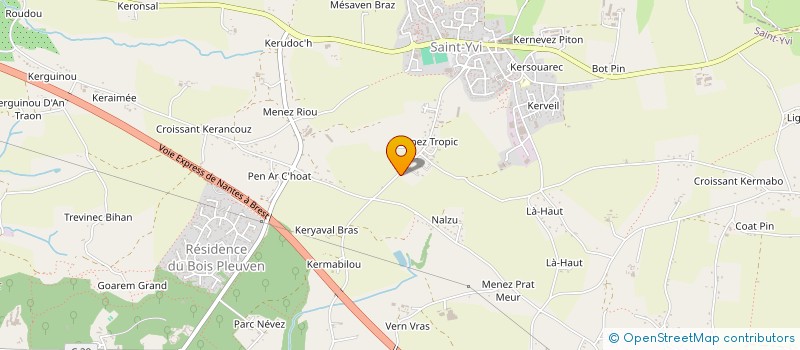 localisation de l'entreprise DELAIRE - BEDIG  SAINT-YVI