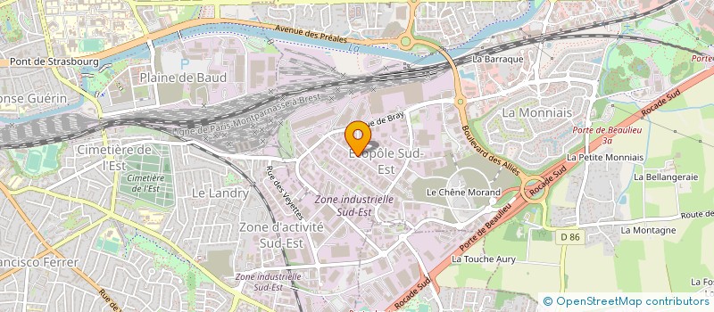 localisation de l'entreprise DELAIRE FERS ET METAUX  CESSON-SEVIGNE