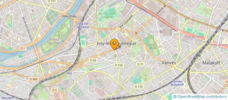 localisation de l'entreprise DELAIRE INVESTISSEMENT à ISSY-LES-MOULINEAUX