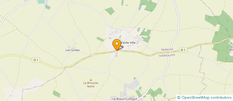 localisation de l'entreprise DELAIRE - SDEL  CHEF-BOUTONNE