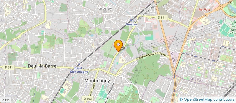 localisation de l'entreprise DELAISY KARGO FRANCE  MONTMAGNY