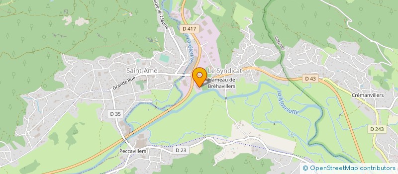localisation de l'entreprise DELAITRE  LE SYNDICAT