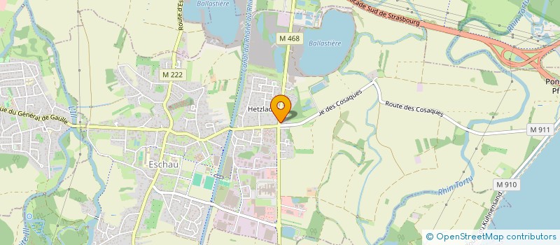 localisation de l'entreprise DELAL  ESCHAU