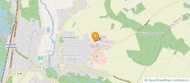 localisation de l'entreprise DELAL BATIMENT  FERRIERES-EN-GATINAIS