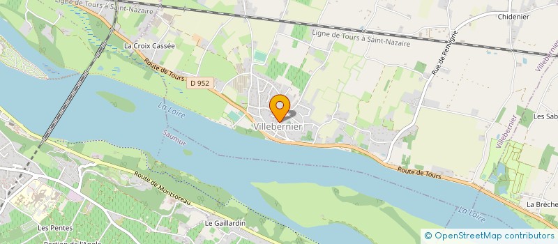 localisation de l'entreprise DELALANDE à VILLEBERNIER