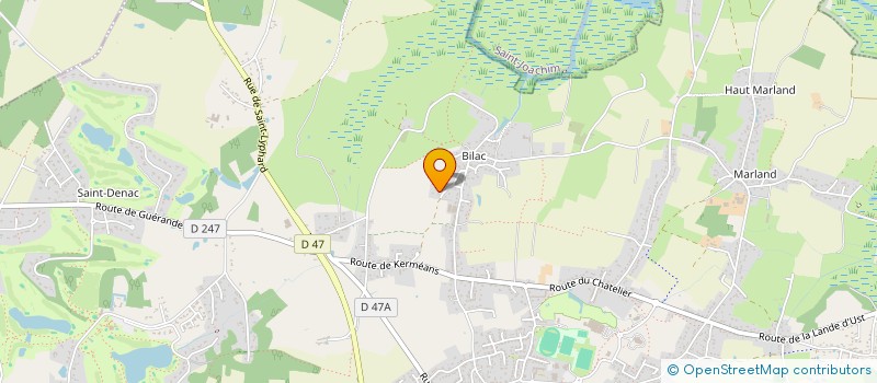 localisation de l'entreprise DELALANDE  SAINT-ANDRE-DES-EAUX