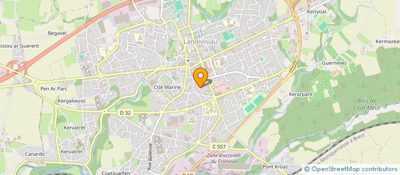 localisation de l'entreprise DELALANDE  LANDIVISIAU