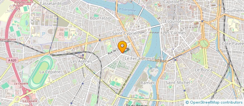 localisation de l'entreprise DELALANDE ELECTRICITE à TOULOUSE