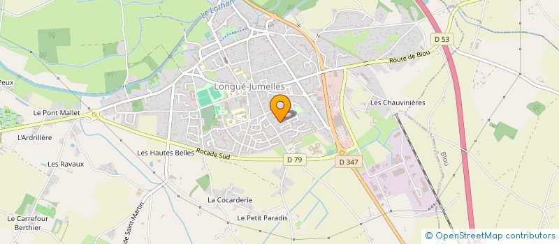 localisation de l'entreprise DELALANDE RETHORE  LONGUE-JUMELLES