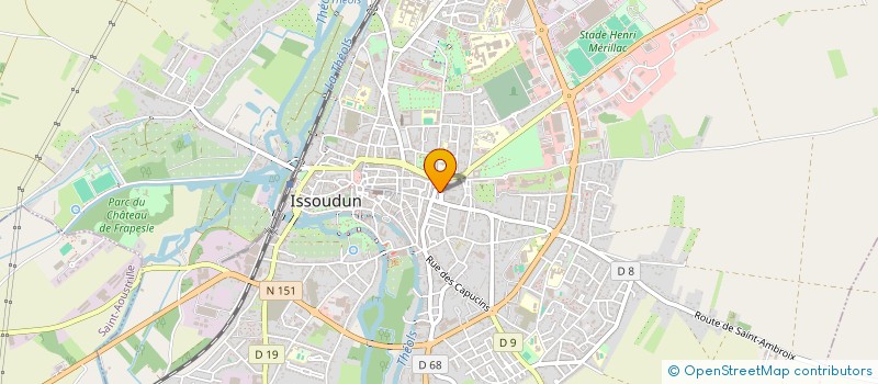 localisation de l'entreprise DELALANDE VOYAGES SARL à ISSOUDUN