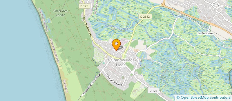 localisation de l'entreprise DELALLCO  LE GRAND-VILLAGE-PLAGE