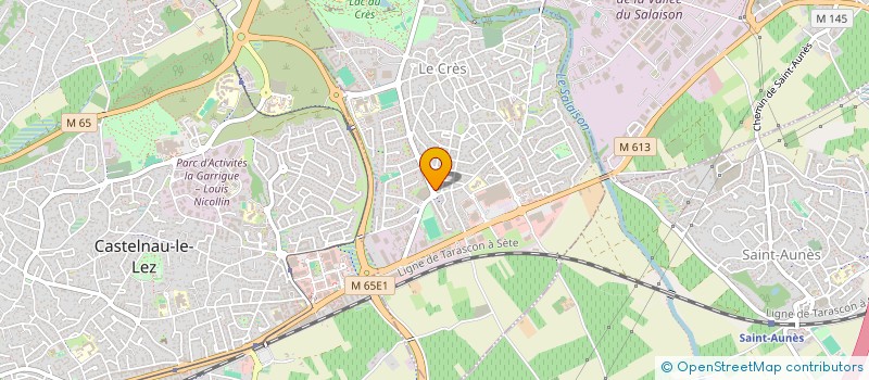 localisation de l'entreprise DELALLET  LE CRES