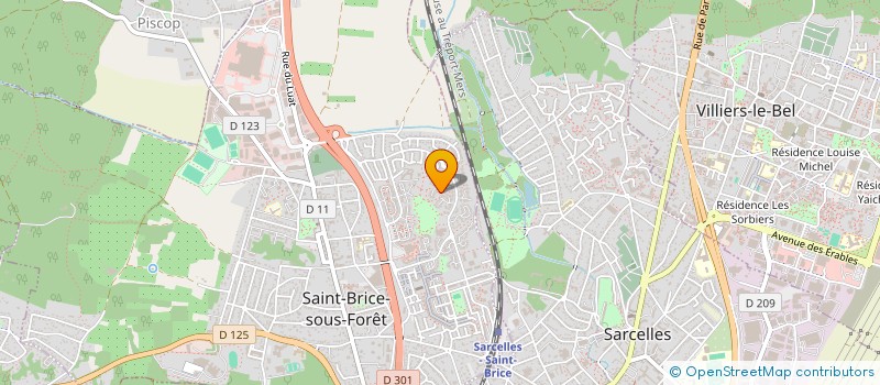 localisation de l'entreprise DELALZO à SAINT-BRICE-SOUS-FORET