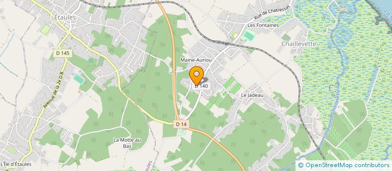 localisation de l'entreprise DELAMAR à CHAILLEVETTE