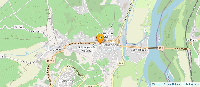 localisation de l'entreprise DELAMARE N C R  SAINT-SATUR