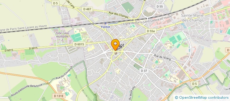 localisation de l'entreprise DELAMARE VASSE à YVETOT