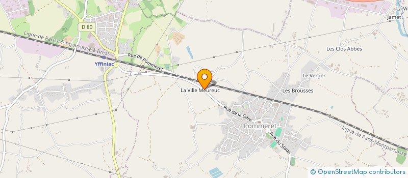 localisation de l'entreprise DELAMARRE  POMMERET