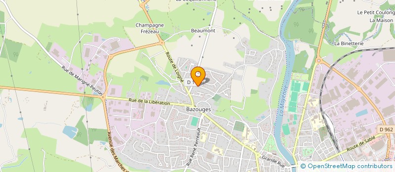 localisation de l'entreprise DELAMARTHO  CHATEAU-GONTIER-SUR-MAYENNE