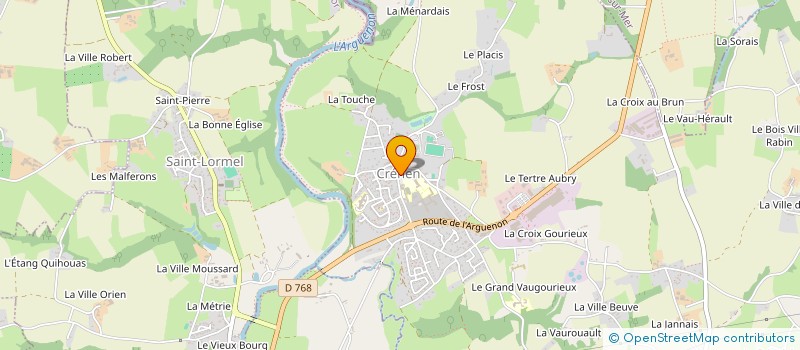 localisation de l'entreprise DELAMBILY  CREHEN