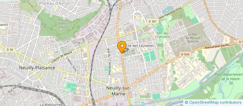 localisation de l'entreprise DELAME GAUDIER INDIVISION à NEUILLY-SUR-MARNE