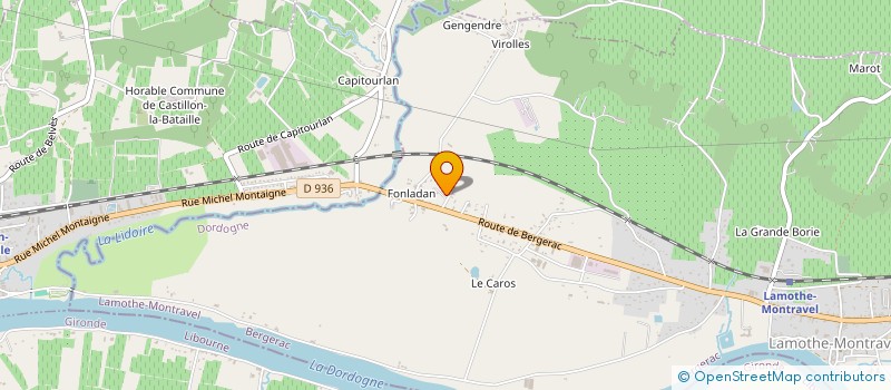 localisation de l'entreprise DELAMI  LAMOTHE-MONTRAVEL