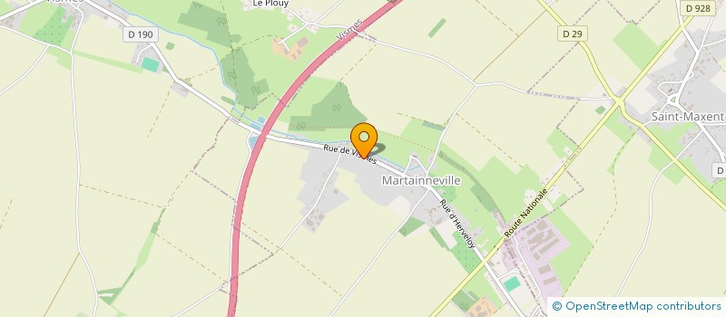 localisation de l'entreprise DELAMOTTE  MARTAINNEVILLE