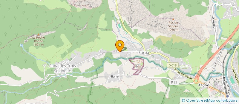 localisation de l'entreprise DELAMPLE FRATELLI à SURBA