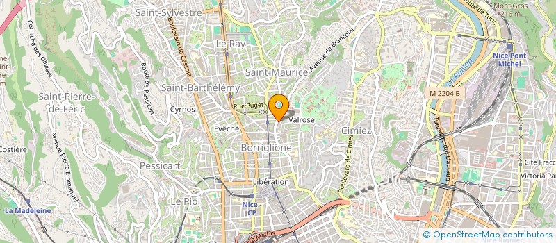 localisation de l'entreprise DELAMY  NICE