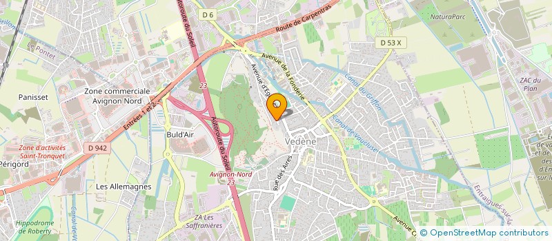 localisation de l'entreprise DELAN  VEDENE