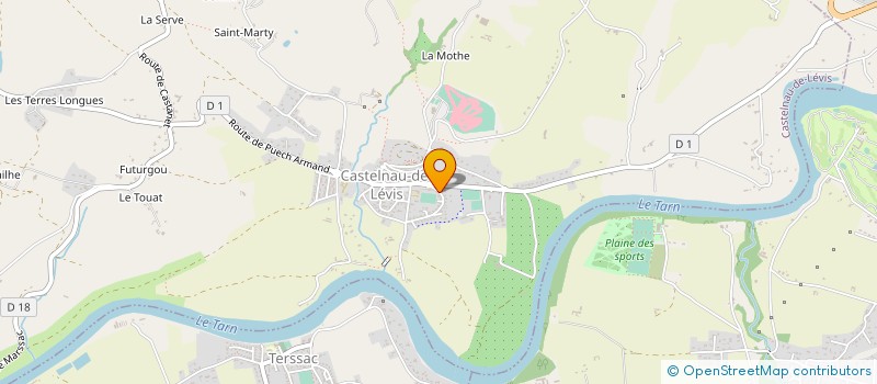 localisation de l'entreprise DELAN-NORMAND  CASTELNAU-DE-LEVIS