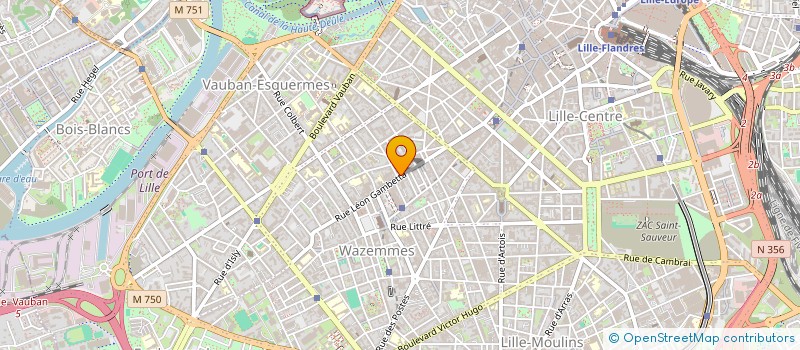 localisation de l'entreprise DELAN PRESTA  LILLE