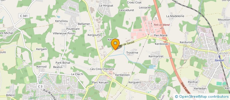 localisation de l'entreprise DELANCHY PRESTATIONS DE SCE 44 - DPS 44 à GUIDEL