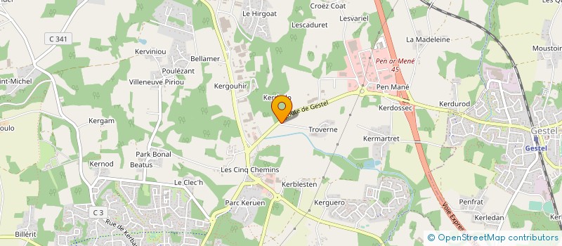 localisation de l'entreprise DELANCHY PRESTATIONS DE SERVICES 21 - DPS 21 à GUIDEL