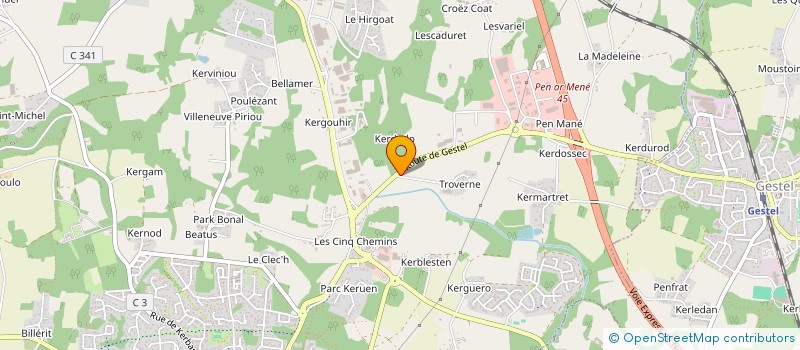 localisation de l'entreprise DELANCHY PRESTATIONS DE SERVICES 91 DPS 91 à GUIDEL