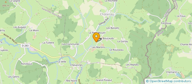 localisation de l'entreprise DELANGLE FRERES à SAINT-RACHO