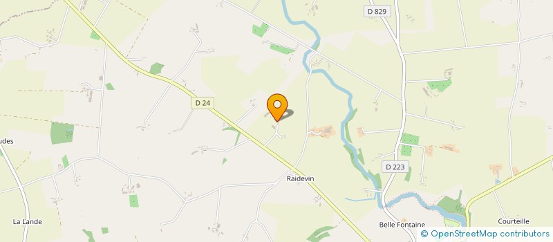 localisation de l'entreprise DELANGLE IMMOBILIER à SAINT-FRAIMBAULT