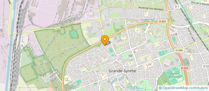 localisation de l'entreprise DELANN IMMO  GRANDE-SYNTHE