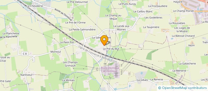 localisation de l'entreprise DELANNEE  CESSON-SEVIGNE