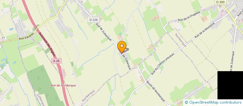 localisation de l'entreprise DELANNOY DAVID  NORTKERQUE