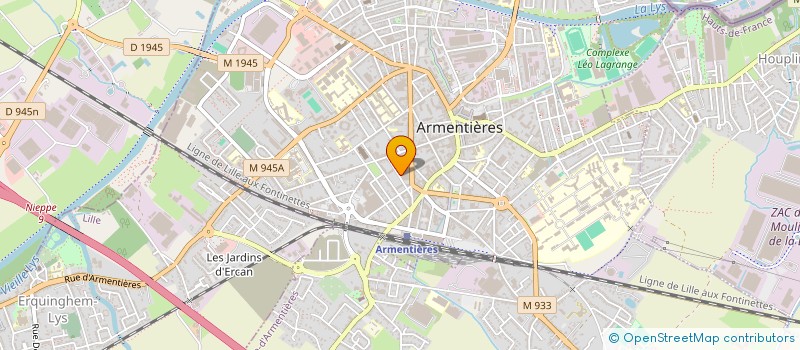 localisation de l'entreprise DELANNOY DEWAILLY ENTREPRISE à ARMENTIERES