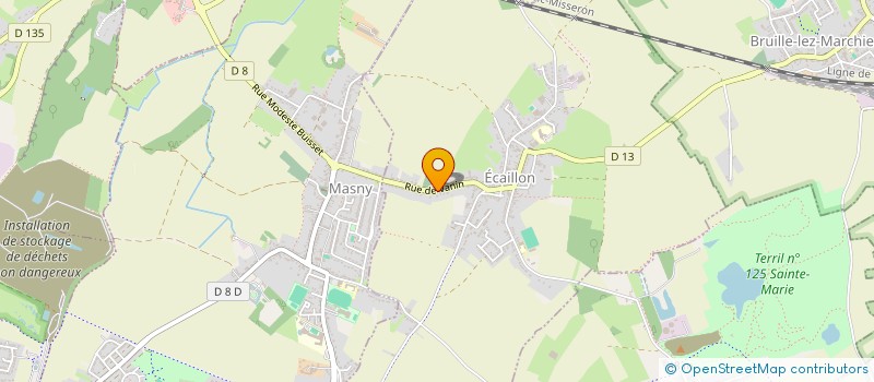 localisation de l'entreprise DELANNOY MINART  ECAILLON